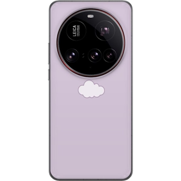 Xiaomi 15 Ultra Läpinäkyvä kuori Lila Pilvi - minimalistine