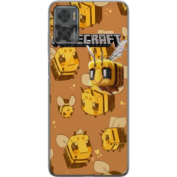 Motorola Moto E22i Läpinäkyvä kuori Minecraft Bi