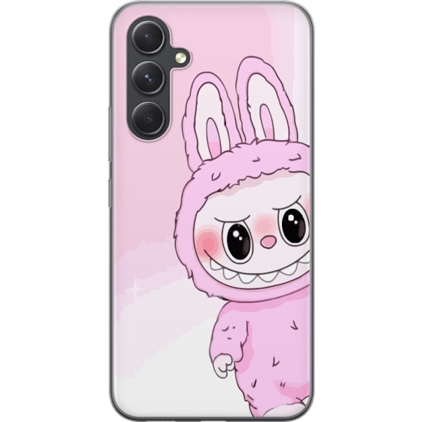 Samsung Galaxy A55 Genomskinligt Skal Labubu Bunny Series