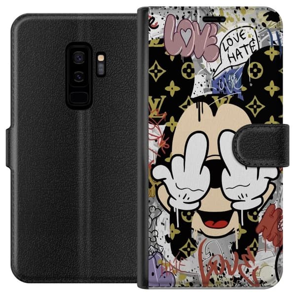 Kompatibel Tegnebogsetui til Samsung Galaxy S9+ Mickey Mouse