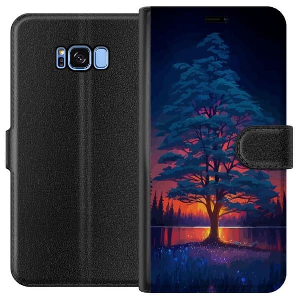 Kompatibelt Plånboksfodral till Samsung Galaxy S8 Solnedgång