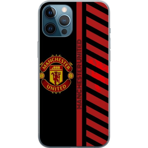 Apple iPhone 12 Pro Max Läpinäkyvä kuori Manchester United