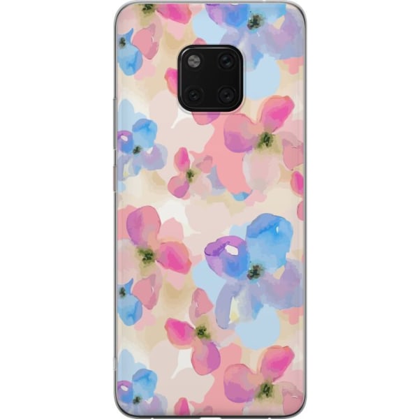Huawei Mate 20 Pro Gennemsigtig cover Blomsterlykke