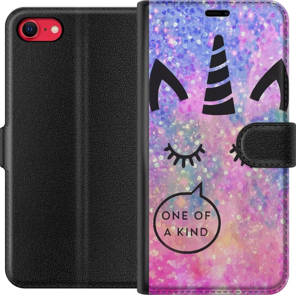 Kompatibel Tegnebogsetui til Apple iPhone SE (2020) Unicorn