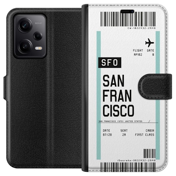 Xiaomi Redmi Note 12 Pro Plånboksfodral San Francisco