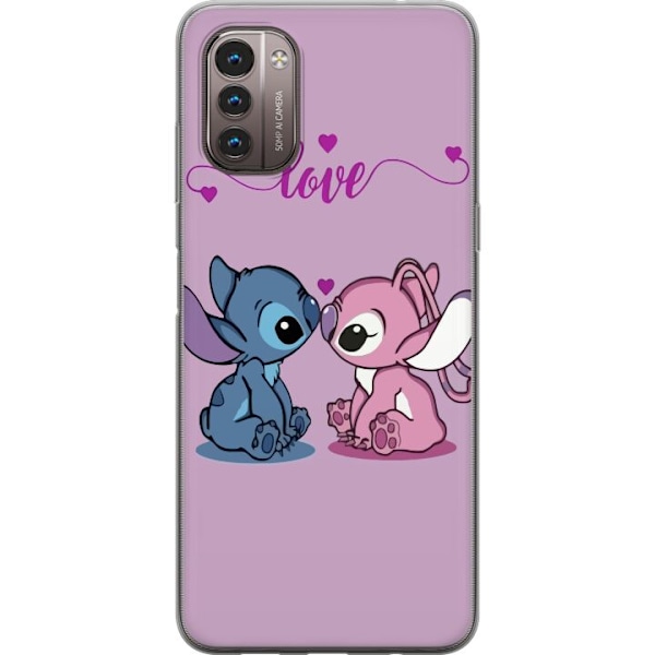 Nokia G21 Läpinäkyvä kuori Lilo & Stitch – Angel Edition