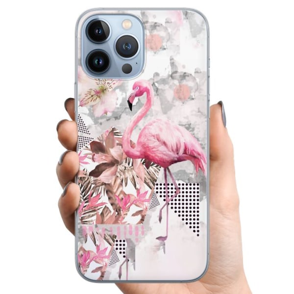 Apple iPhone 13 Pro Max TPU Mobilcover Flamingo