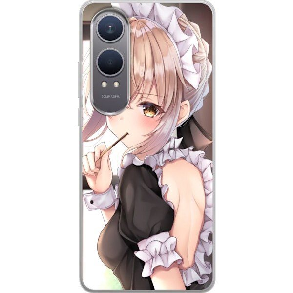 OnePlus Nord CE4 Lite Gennemsigtig cover Anime Pige Sød