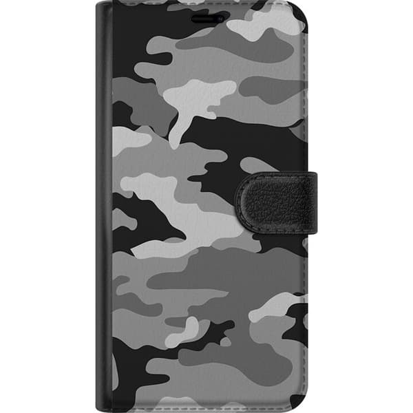 Kompatibel Tegnebogsetui til Samsung Galaxy S9+ Militær B/W