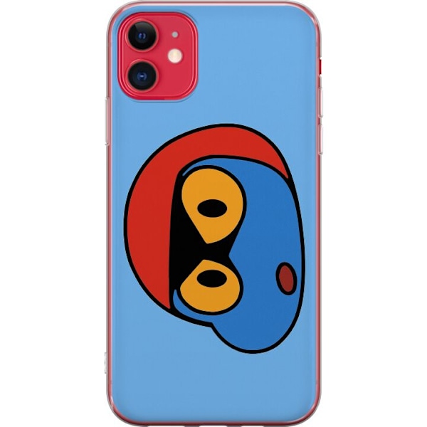 Apple iPhone 11 Gennemsigtig cover Bold Bot Head