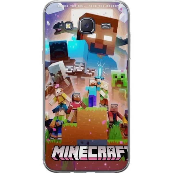 Samsung Galaxy J5 Läpinäkyvä kuori Minecraft