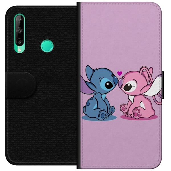 Huawei P40 lite E Lommeboketui lilo & stitch 2025