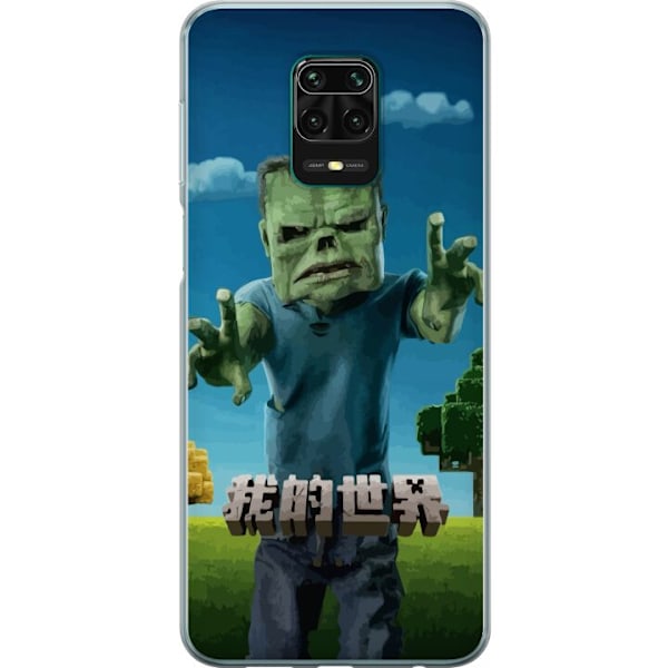 Xiaomi Redmi Note 9 Pro Läpinäkyvä kuori A Minecraft Movie