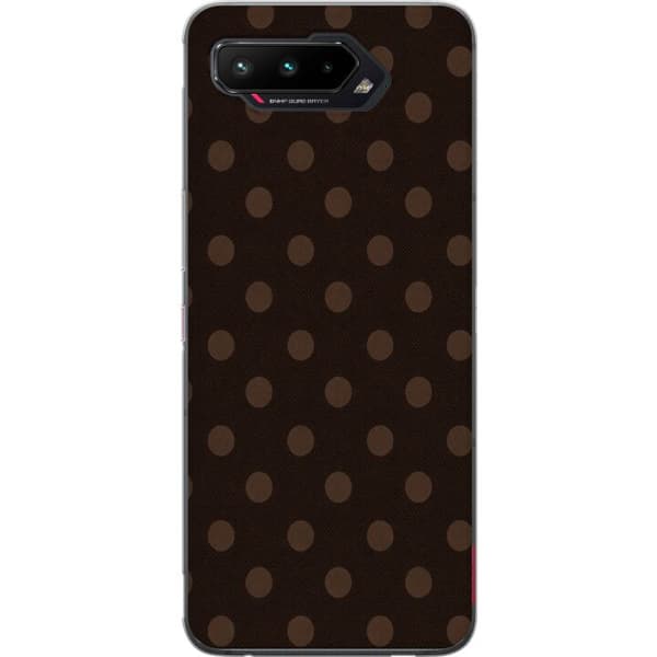 Kompatibelt Mobilskal till Asus ROG Phone 5 Mocha Dots brun