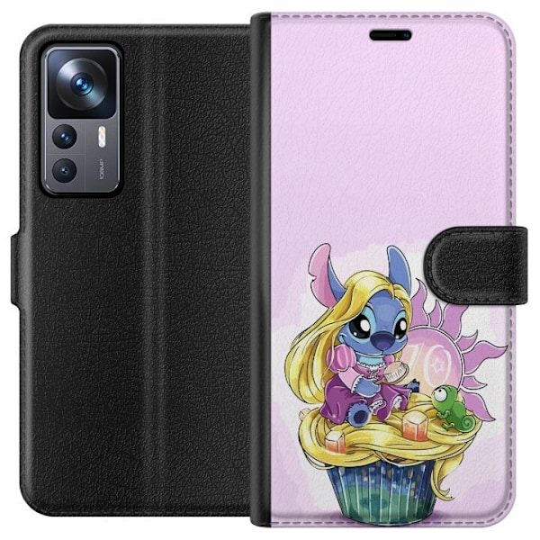 Xiaomi 12T Pro Lommeboketui Stitch Prinsesse