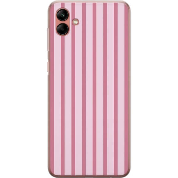 Kompatibel Mobilcover til Samsung Galaxy A04 Lyserøde striber pink