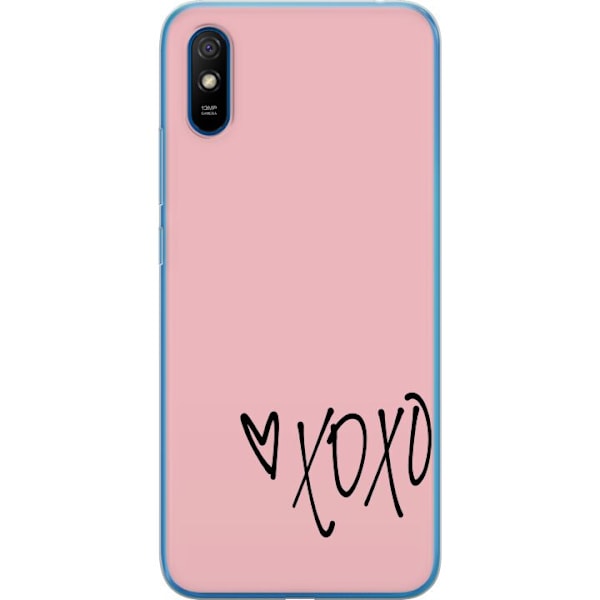 Xiaomi Redmi 9A Genomskinligt Skal XOXOXO