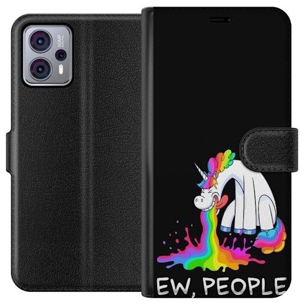 Motorola Moto G23 Lommeboketui EW People Unicorn