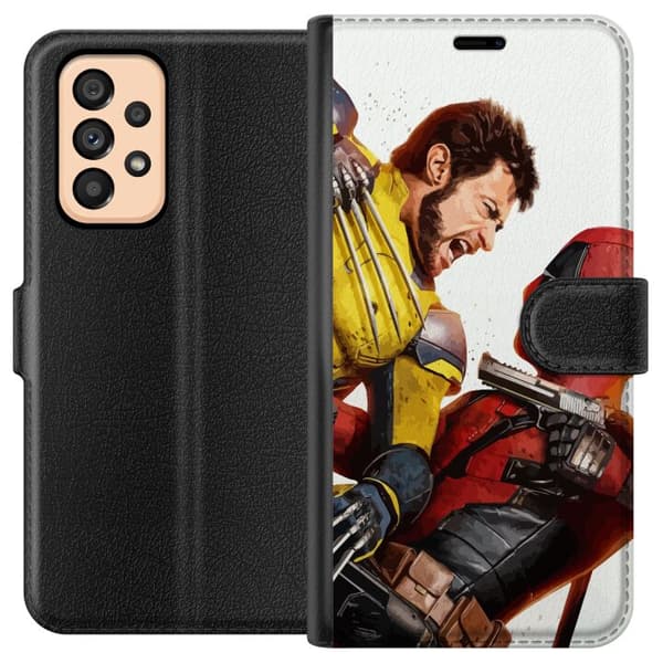 Kompatibelt Lommeboketui til Samsung Galaxy A53 5G Deadpool & Wolverine