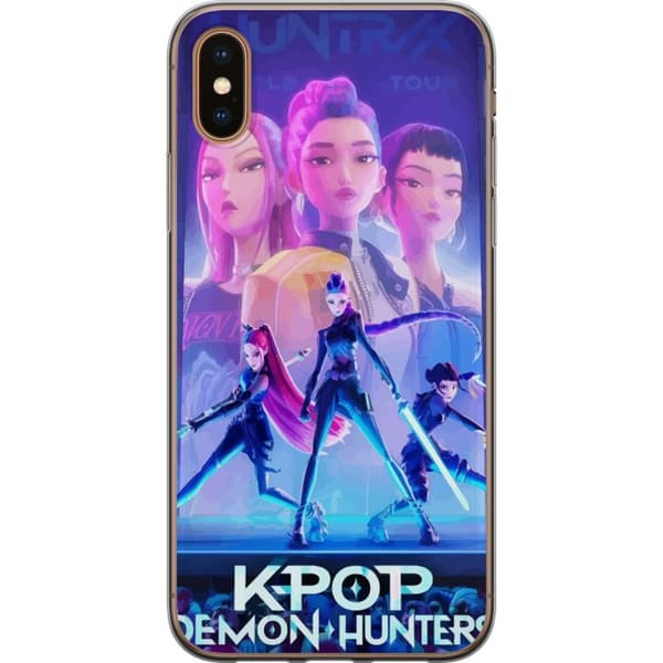 Kompatibelt Mobildeksel til Apple iPhone XS Max Trendy KPop Demon Hunters dukkefigur