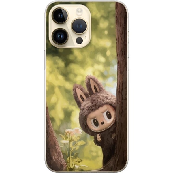 Apple iPhone 14 Pro Max Läpinäkyvä kuori Labubu Graffiti Vibes – Katutaide hirviömuodossa