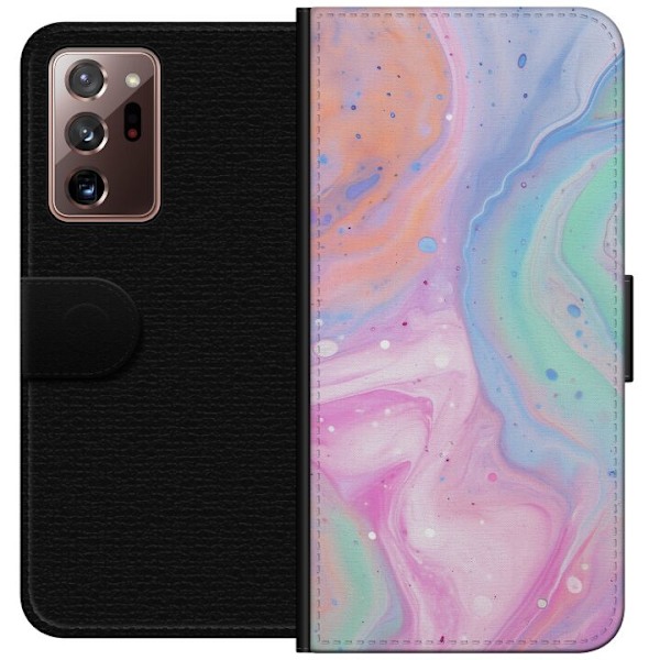 Samsung Galaxy Note20 Ultra Plånboksfodral Pastellmarmor
