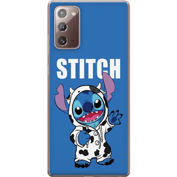 Samsung Galaxy Note20 Genomskinligt Skal Stitch