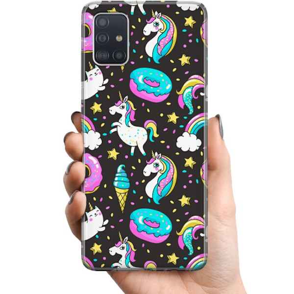 Samsung Galaxy A51 TPU Mobilskal Unicorn