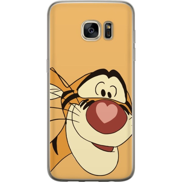 Samsung Galaxy S7 edge Gennemsigtig cover Tiger