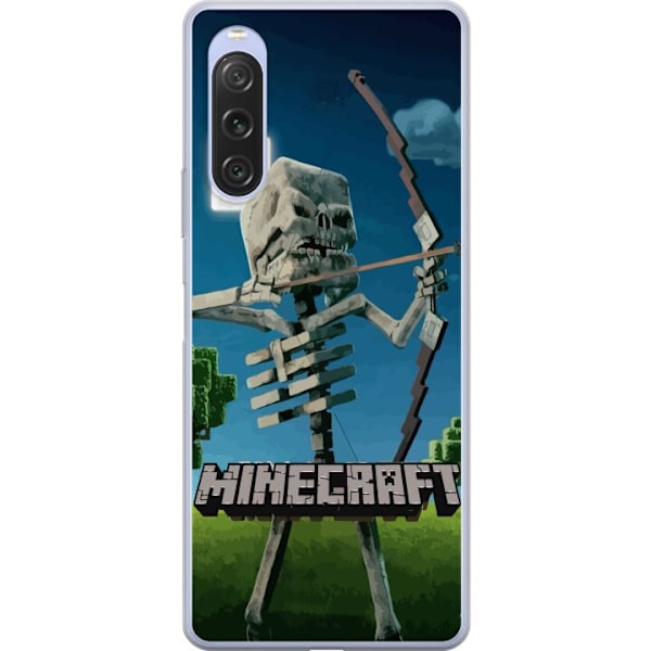 Sony Xperia 10 V Genomskinligt Skal A Minecraft Movie