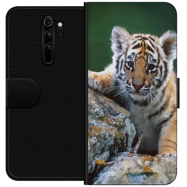 Kompatibel Tegnebogsetui til Xiaomi Redmi Note 8 Pro  Tiger