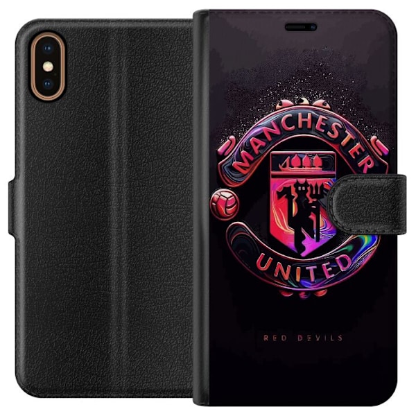 Apple iPhone X Lompakkokotelo Manchester United