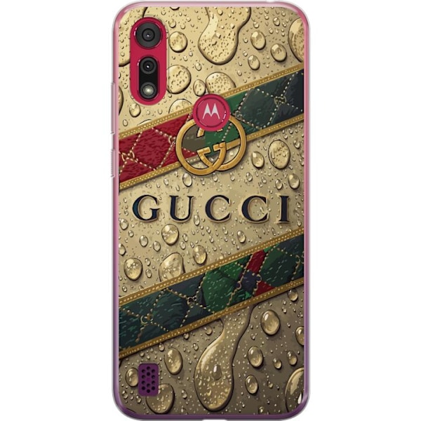 Motorola Moto E6s (2020) Genomskinligt Skal Gucci