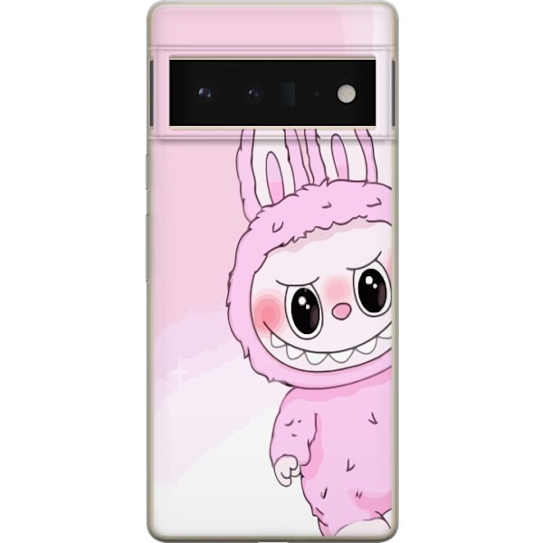 Google Pixel 6 Pro Läpinäkyvä kuori Labubu Jänis-sarja
