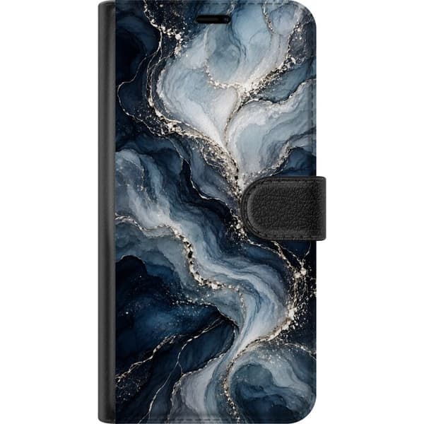Kompatibel Tegnebogsetui til Apple iPhone XS Blå agat blå