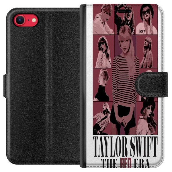 Apple iPhone SE (2020) Tegnebogsetui Taylor Swift Red