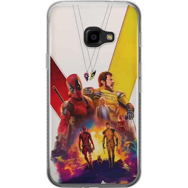 Samsung Galaxy Xcover 4 Läpinäkyvä kuori Wolverine Deadpool