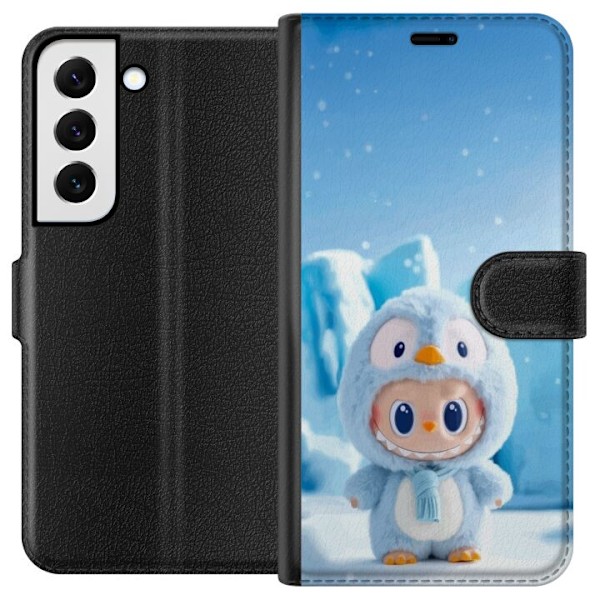 Samsung Galaxy S22+ 5G Tegnebogsetui sort ridder fortnite