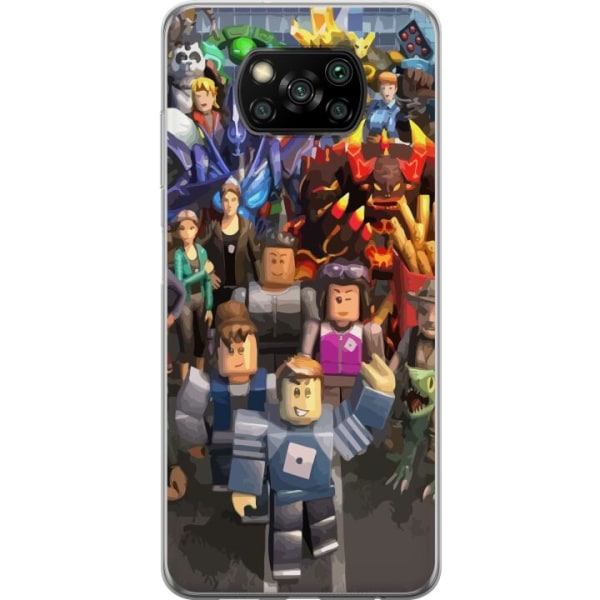 Xiaomi Poco X3 NFC Gennemsigtig cover Roblox