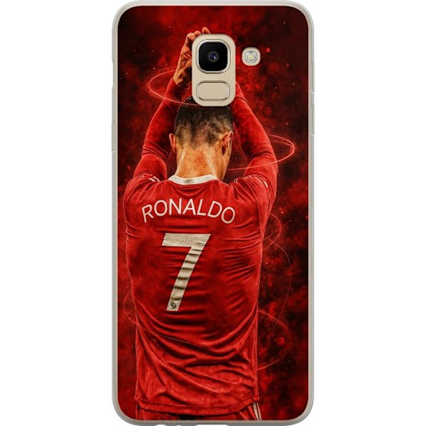 Samsung Galaxy J6 Genomskinligt Skal Ronaldo