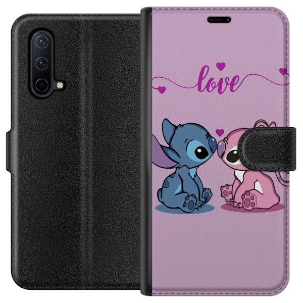 OnePlus Nord CE 5G Lommeboketui Lilo & Stitch – Angel Editio