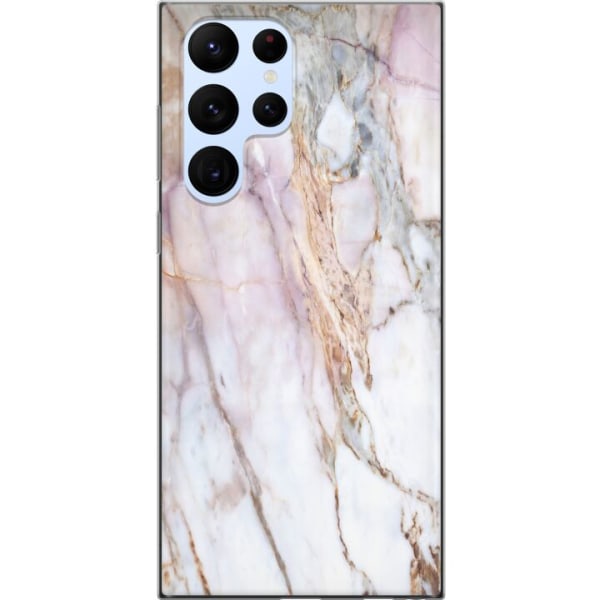 Samsung Galaxy S22 Ultra 5G Gjennomsiktig deksel marmor