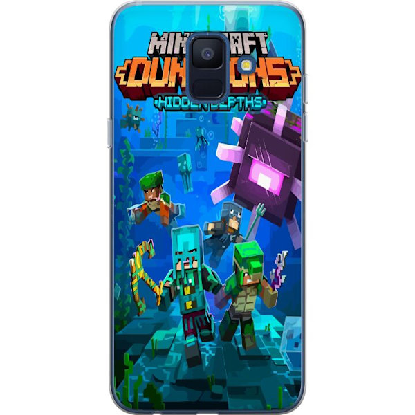 Samsung Galaxy A6 (2018) Gennemsigtig cover Minecraft