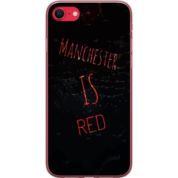 Apple iPhone SE (2022) Genomskinligt Skal Manchester United