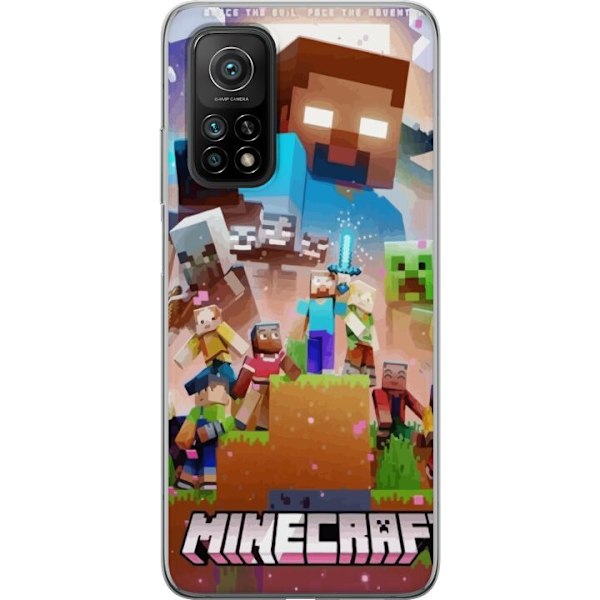 Xiaomi Mi 10T 5G Läpinäkyvä kuori Minecraft