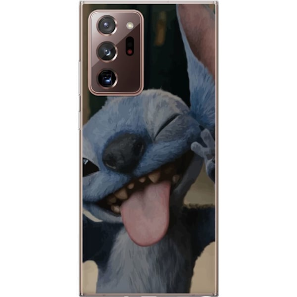 Samsung Galaxy Note20 Ultra Genomskinligt Skal Stitch Söt Alien – Blå Favorit från Yttre Rymden