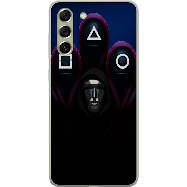 Samsung Galaxy S21 FE 5G Läpinäkyvä kuori Squid Game Kausi 3 Uudet Ikoni Suosittu Sarja TV Motiivi Aasialainen Draama Trendikäs Graafinen Suunnitt