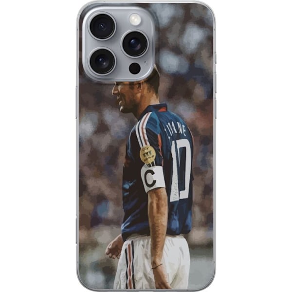 Apple iPhone 16 Pro Max Läpinäkyvä kuori Zinedine Zidane (R