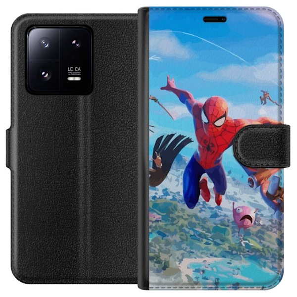 Xiaomi 13 Pro Lommeboketui Fortnite Spiderman