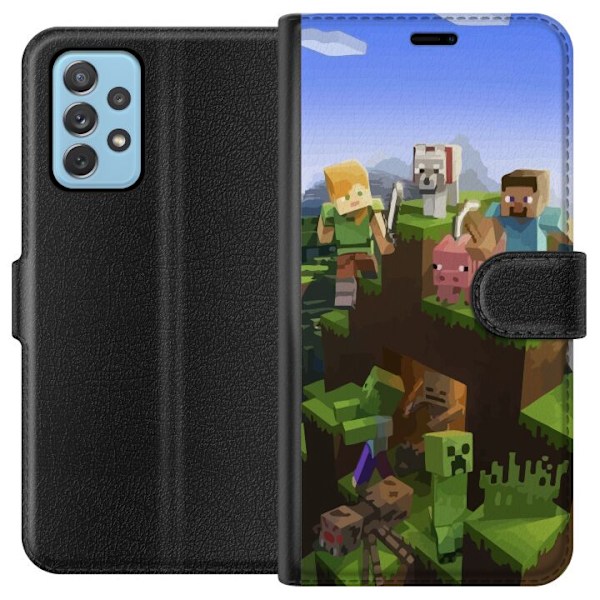 Samsung Galaxy A52 5G Plånboksfodral MineCraft